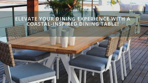 Elevate Your Dining Experience with a Coastal-Inspired Dining Table!
