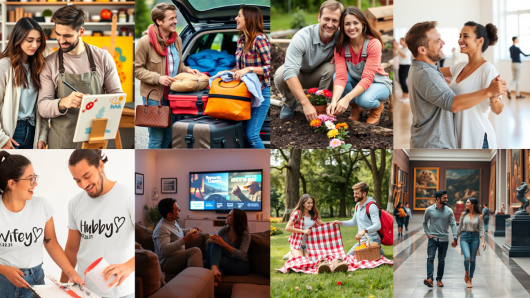 8 Fun Couple Activities to Strengthen Your Bond