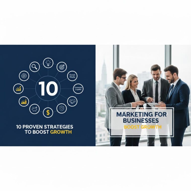 Marketing for Businesses: 10 Proven Strategies to Boost Growth
