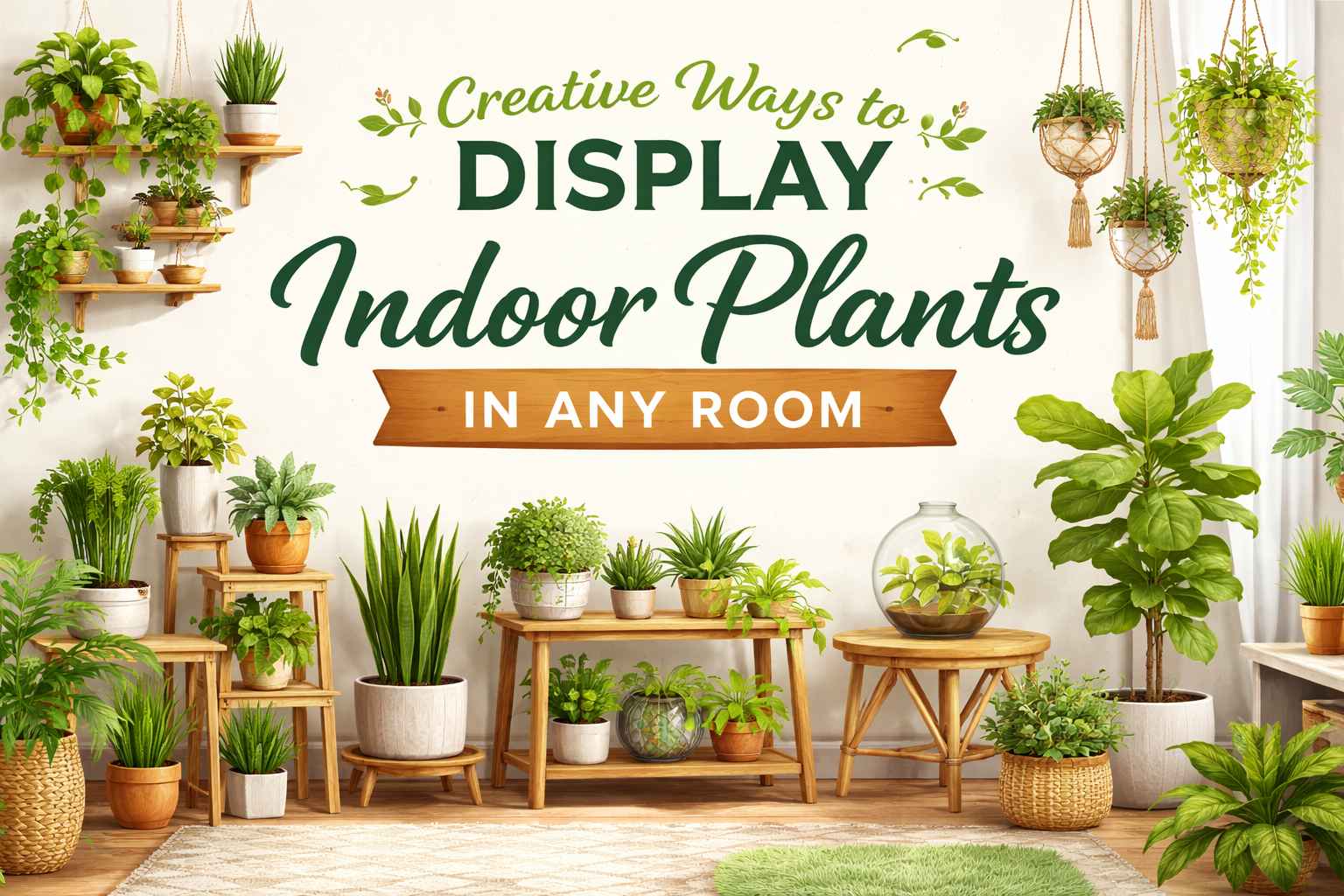 Creative Ways to Display Indoor Plants in Any Room