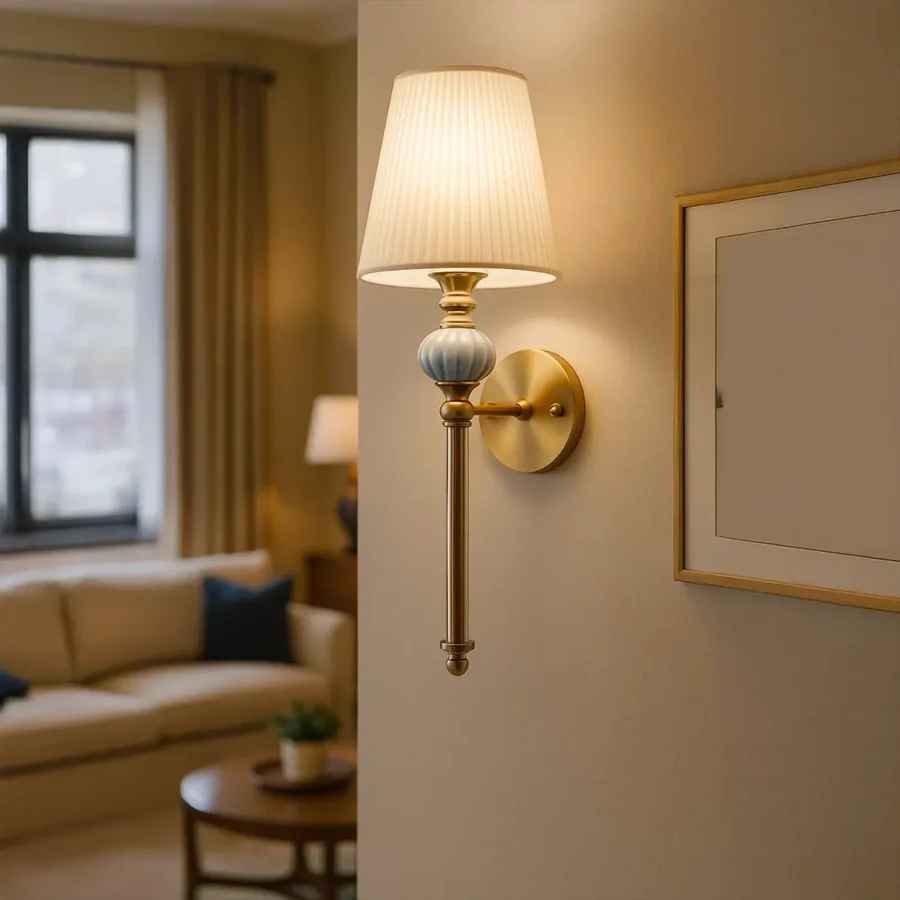 Choosing Brass Wall Lights with Switch for a Hotel-Style Home Look